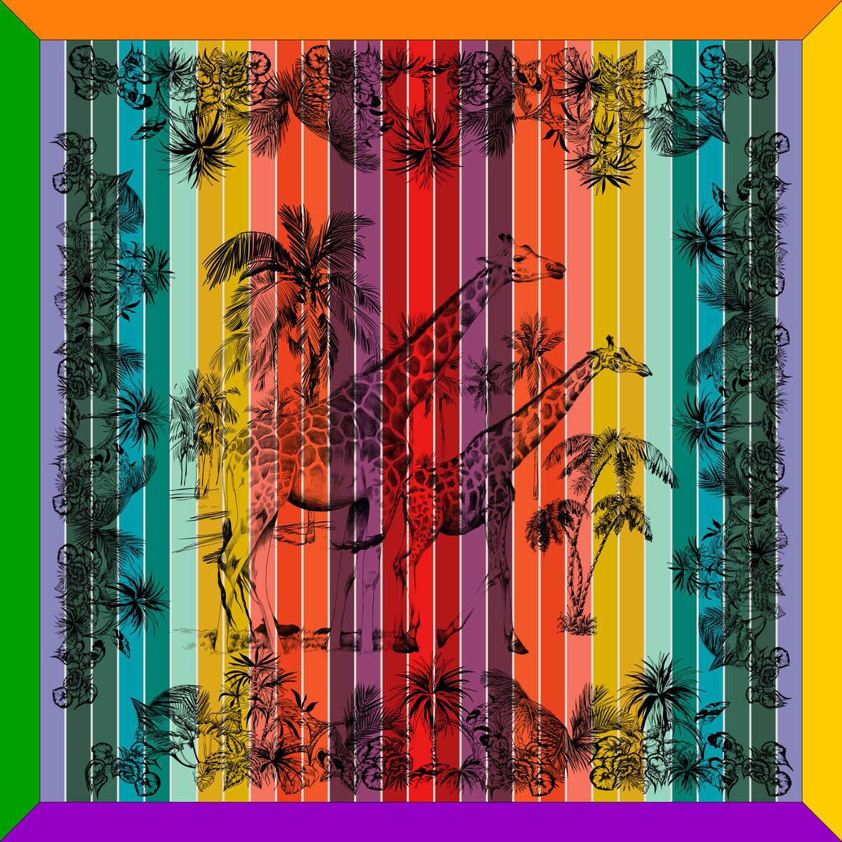 100 Mulberry Silk Scarf Wild JODI MELISSA 100-mulberry-silk-scarf-wild-jodi-melissa