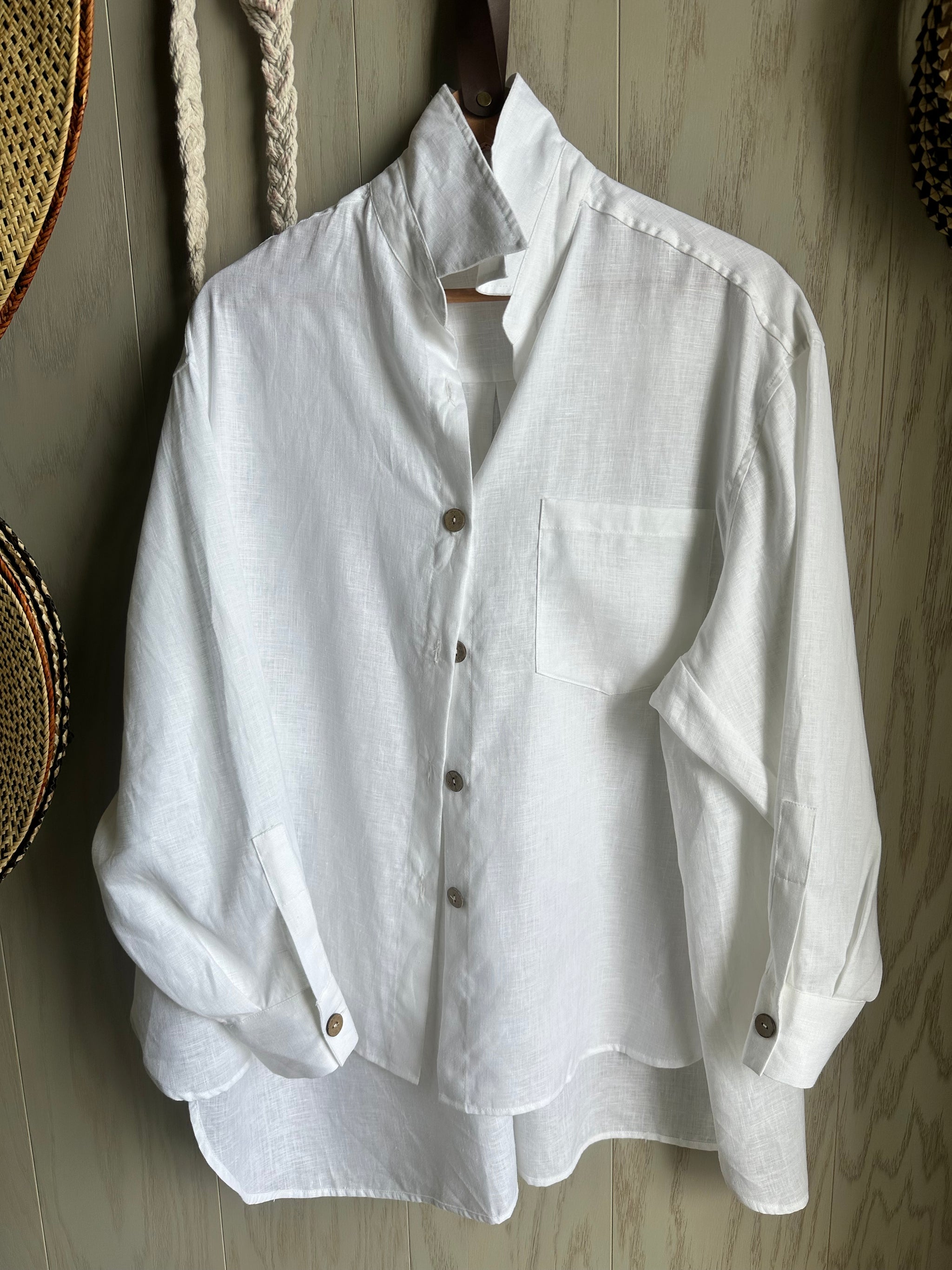 The Hubby 100% Linen Shirt – JODI MELISSA