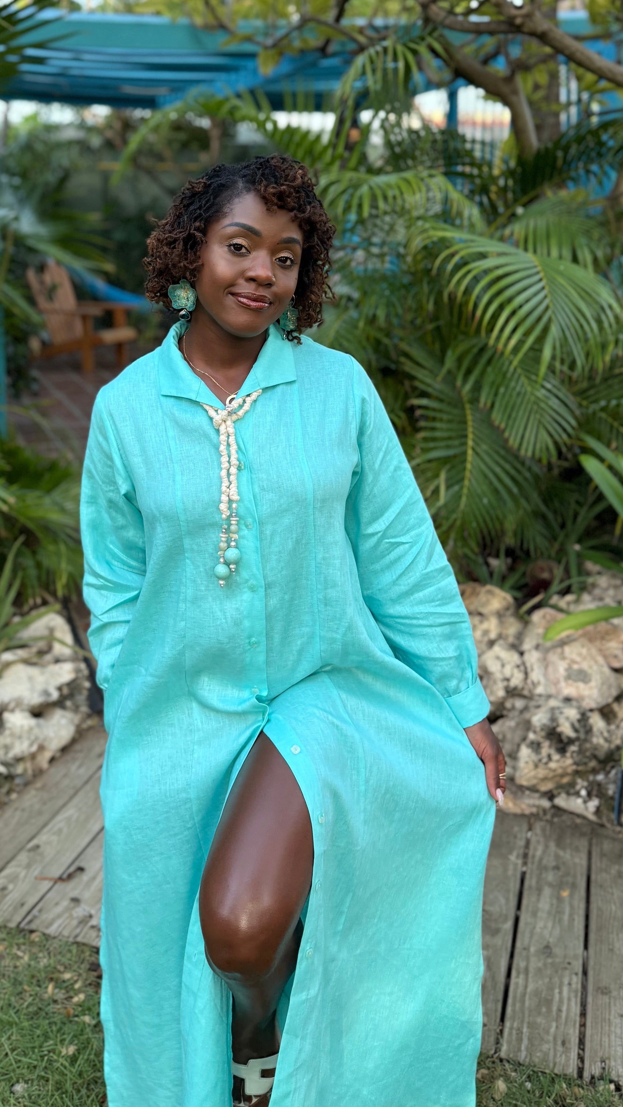 long linen shirt dress The Elevated 100% Linen Shirtdress