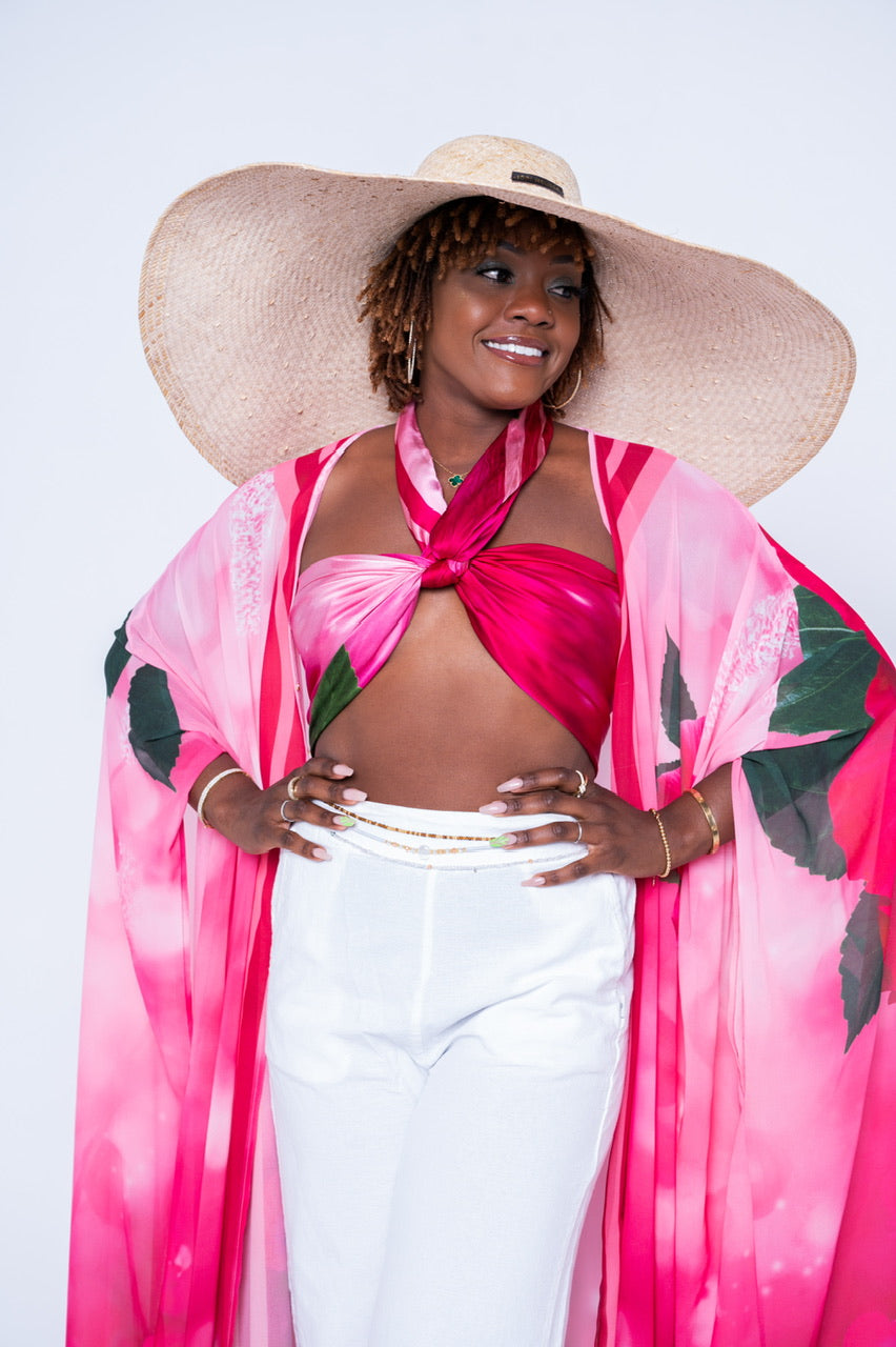 100% Mulberry Silk Scarf - Hibiscus – JODI MELISSA 100% Mulberry Silk Scarf - Hibiscus – JODI MELISSA