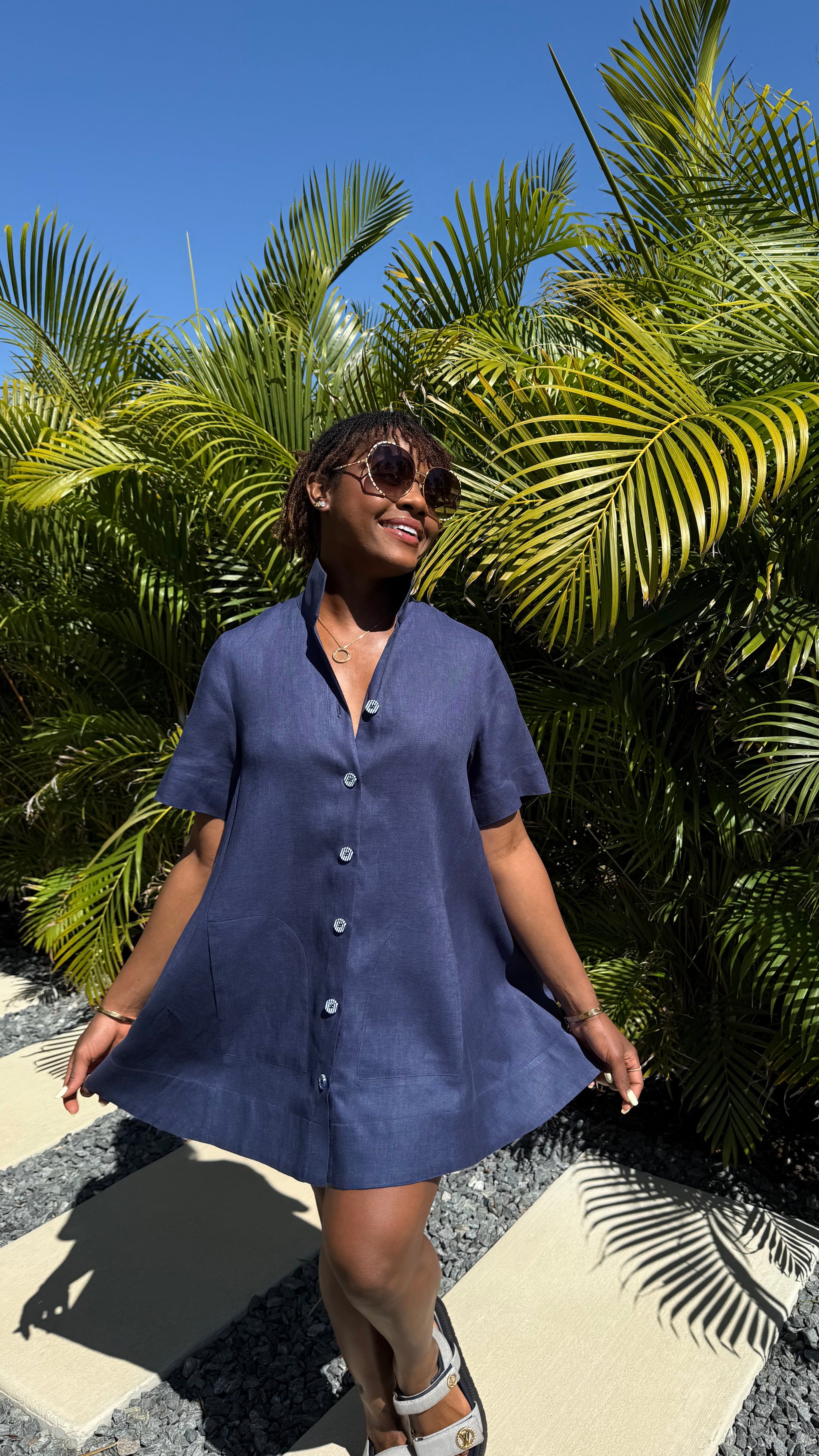 Cutesy Linen Dress