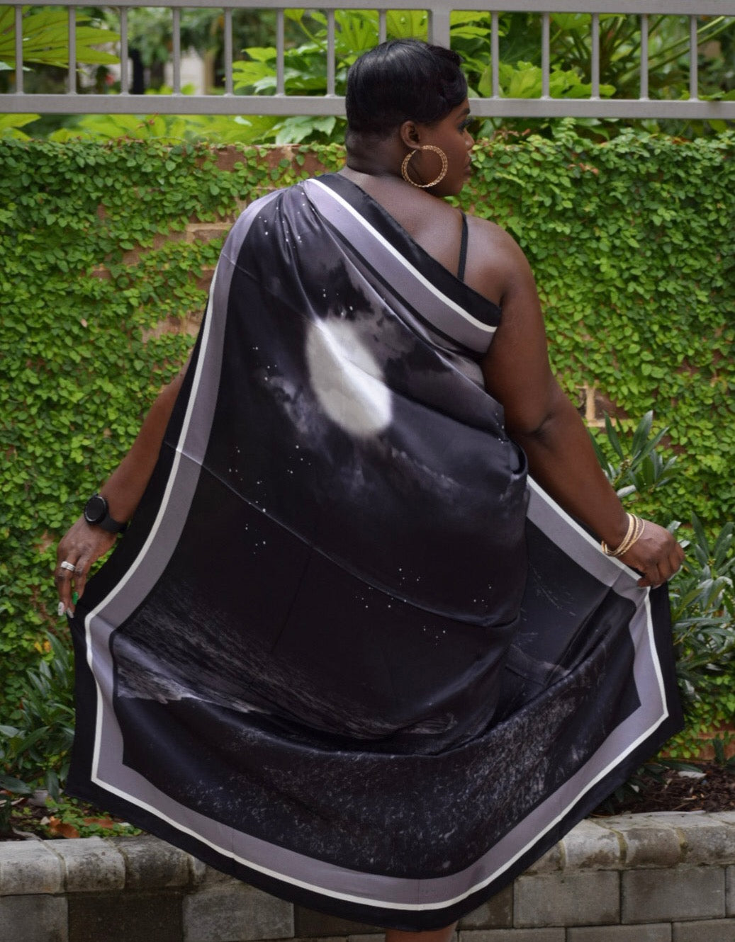 100% Mulberry Silk Scarf - Moonlight – JODI MELISSA